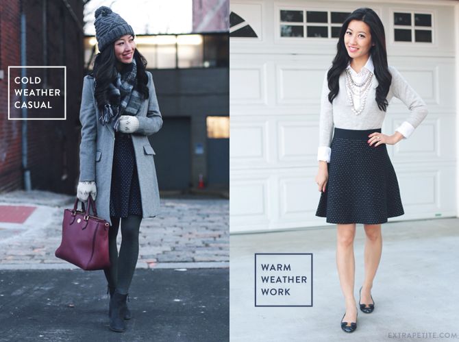 Sweater skirt styled for work + weekend - Extra Petite | Skirt .