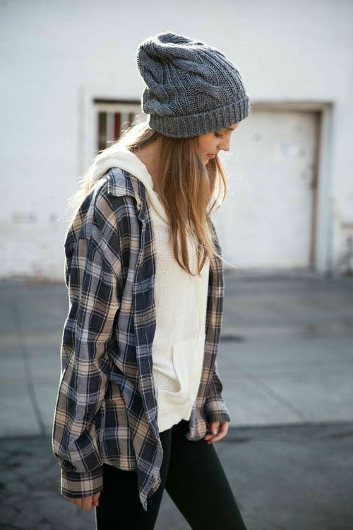 41 Cute and Stylish Outfit Ideas with Beanie | Hipster fashion .