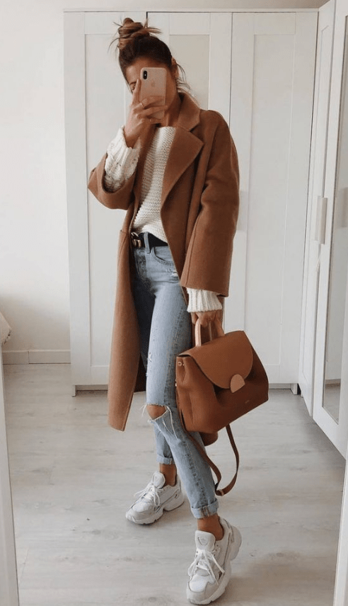 20 Spring Outfits Women With Sneakers - VivieHome in 2020 | Fall .