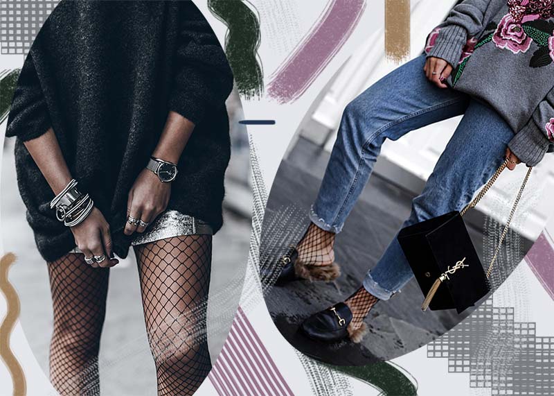 How to Wear Fishnet Tights and Socks Like a '90s Fashion Star .