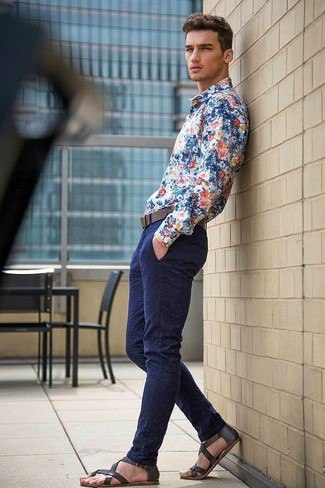 Floral Shirt Outfit for Men-25 Ways to Wear Guys Floral Shir