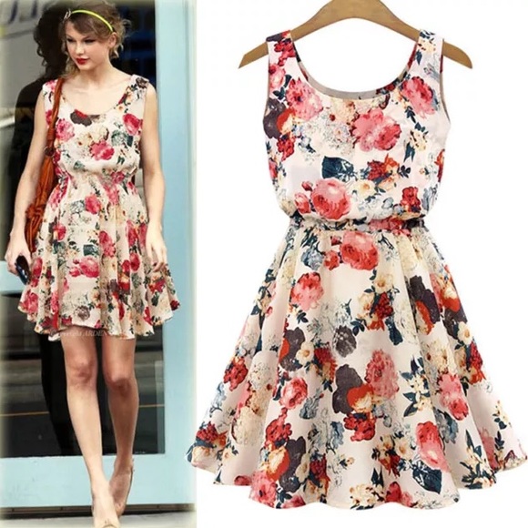 Dresses | Summer Floral Dress Size M Bnwts | Poshma