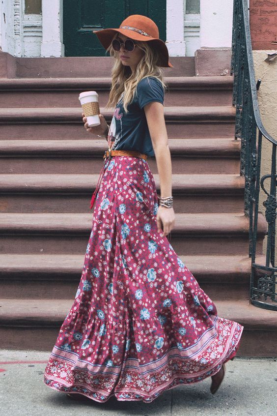 16 Beautiful Maxi Skirt Outfits for Summer - Styles Week