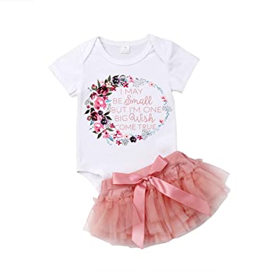 Amazon.com: Newborn Toddler Baby Girl Short Sleeve Floral Print .