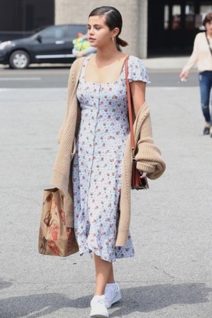 15 Wonderful Outfit Ideas With Floral Shirtdresses - Styleohol