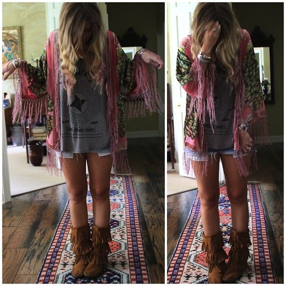 Pin by Taylor Essenburg on me, me, me | Fringe boots outfit .