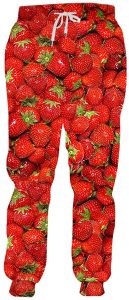 ESFHWYP Fruit 3D Print Pants Men/Women Casual Fruit Pants .