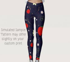 This item is unavailable | Etsy | Strawberry leggings, Yoga pants .