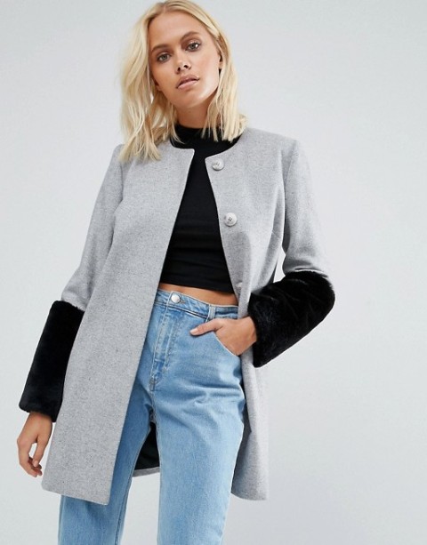 15 Outfits With Fur Cuffed Blazers - Styleohol