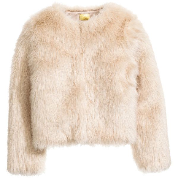 Faux Fur Jacket $79.99 ($80) ❤ liked on Polyvore featuring .