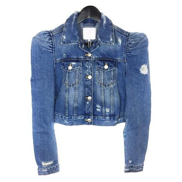 Zara Women's Denim jacket with puff sleeves 5252/016 ($45 .