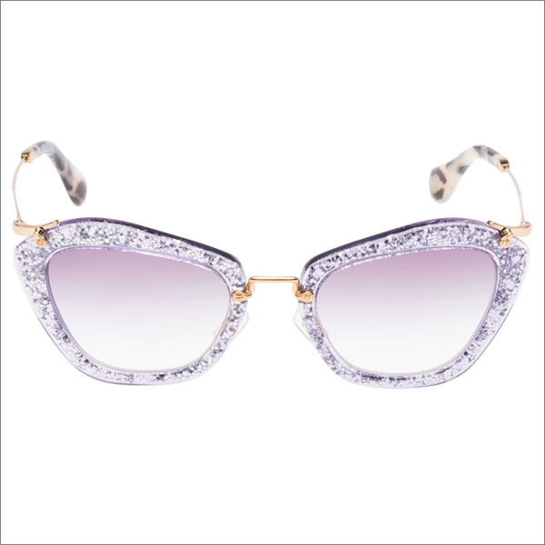 Disco Diva Eyewear : miu miu glitter sunglass