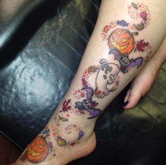 40 Must-See Tattoos For Halloween | Temporary Tattoo Blog | Cute .