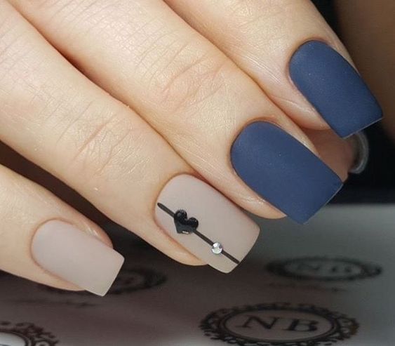 Lovely collection of heart nail designs – 70 pictures - Our Nail .