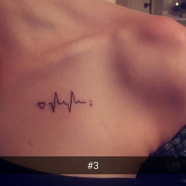 bekka campbell on Instagram: “#3 #tattoo #girl #collarbone .