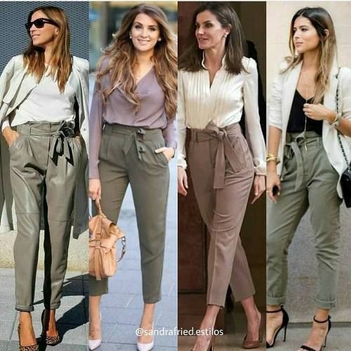 Bow pants and high waisted pants styling ideas | Fashion pants .
