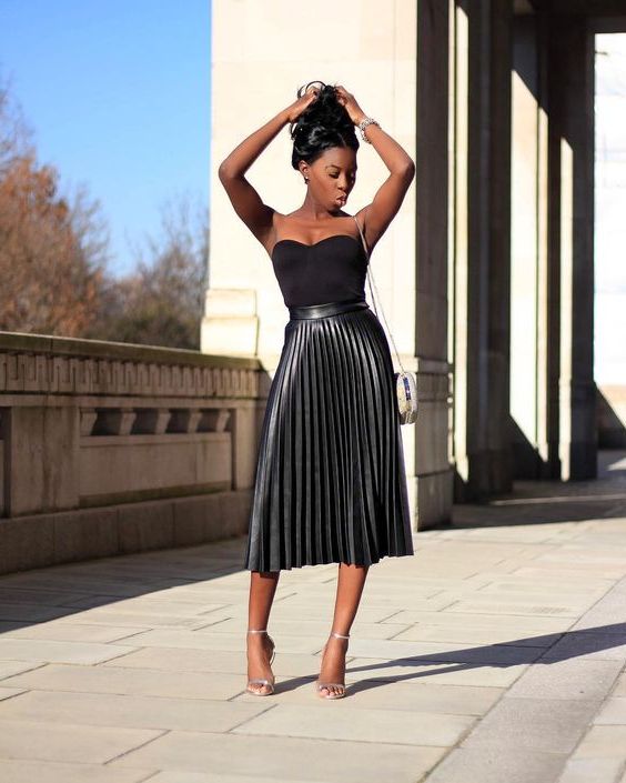 What Leather Skirts Are In Trend Right Now 2020 - LadyFashioniser.c