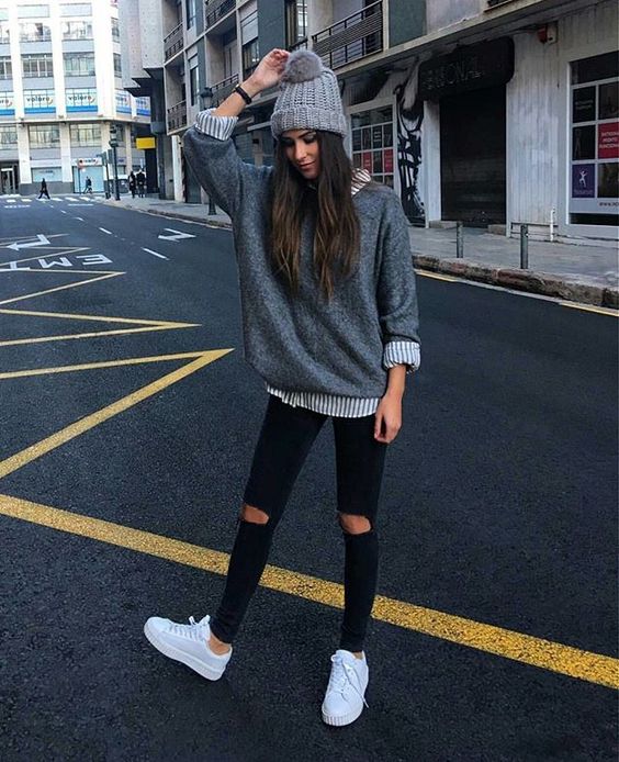 15 Awesome Hipster Girls' Outfits For Winter - Styleohol