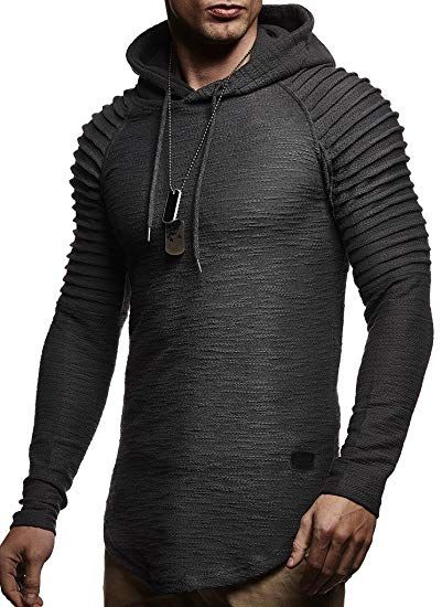 Amazon.com: Leif Nelson LN8128 Men's Oversized Hoodie Sweatshirt .