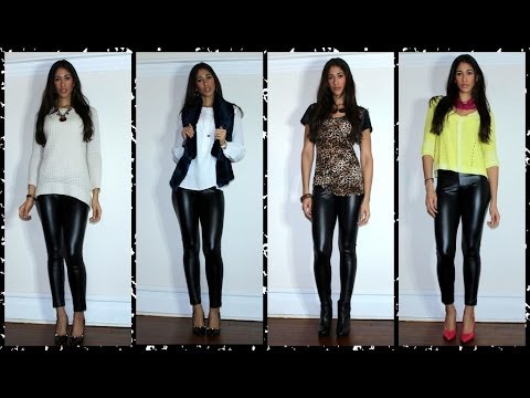 How to Style Leather Leggings (REQUESTED) | Jalisa's Fashion Files .