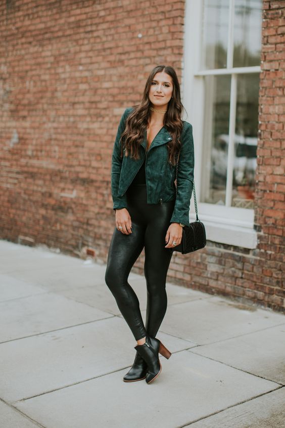 Leather Leggings For The Fall How To Style Leather Leggings For .