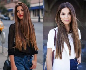 How to style long hair fast