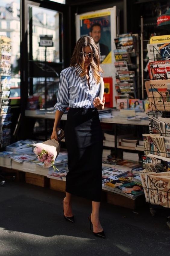 How To Style A Midi Skirt For Spring: 15 Ideas - Styleohol