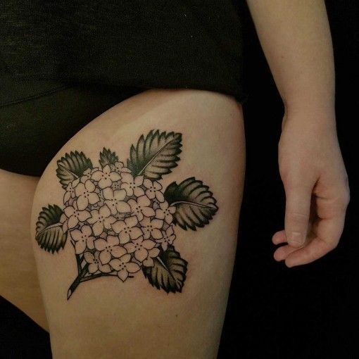 Hydrangea Tattoo | Best Tattoo Ideas Gallery in 2020 | Hydrangea .