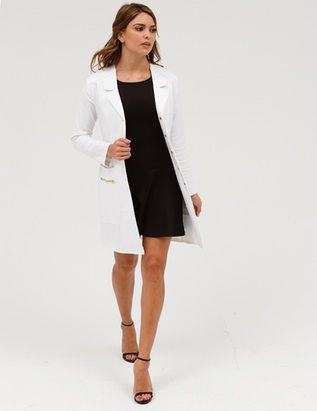 The Signature Lab Coat in White - Lab Coats by Jaanuu | Doctor .