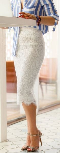 20+ Best Lace Skirt images | lace skirt, fashion, sty