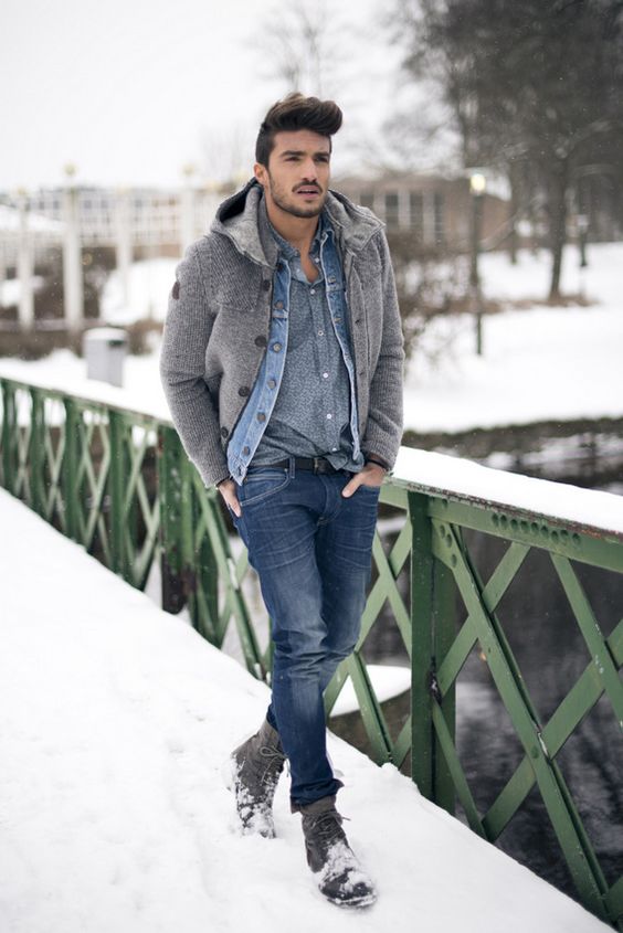 16 Stylish Layering Winter Looks For Men - Styleohol