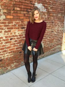 Awesome 50+ Leather Skirt Outfit Ideas | Leather skirt outfit .