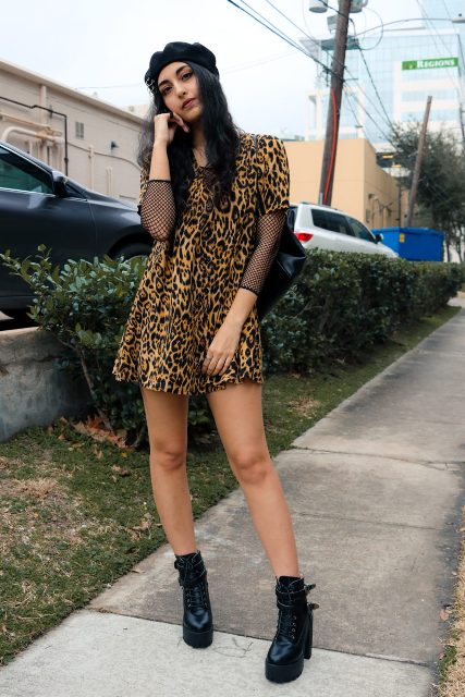 15 Wonderful Looks With Leopard Printed Dresses - Styleohol