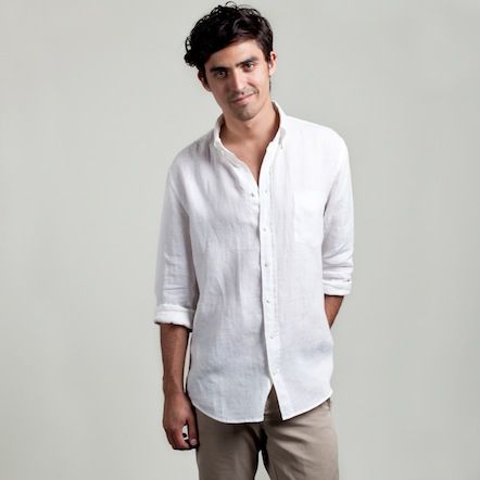 The Linen Shirt White Main Image @ Everlane. Wantttt. | Mens .