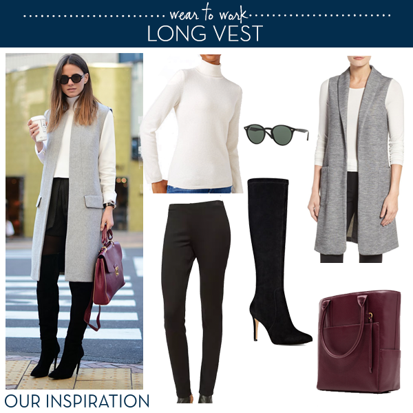 How To Wear A Long Vest to Work – thelatestfashiontrends.c