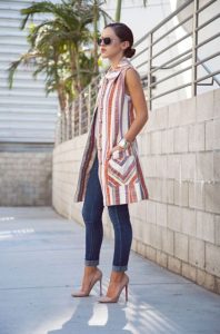 21 Awesome Outfits With Long Vests - Styleohol