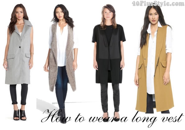 How to wear a long vest - ideas, inspiration and buying gui