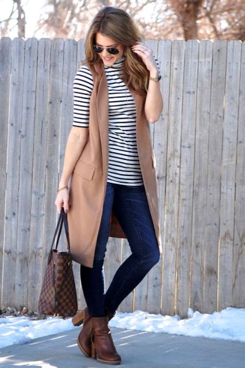How to wear long vests | | Just Trendy Gir