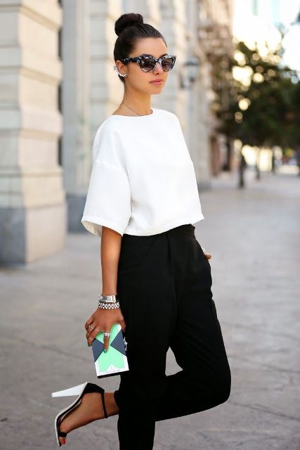 18 Loose Crop Top Outfits To Repeat - Styleohol