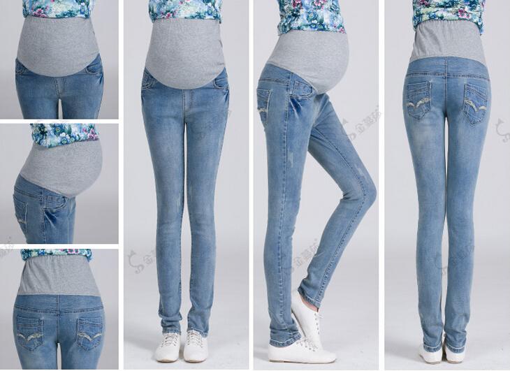 2020 Maternity Jeans Pregnant Women Jeans Abdominal Pants .