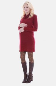 Everly Grey 'Marina' Cowl Neck Maternity Sweater Dress | Maternity .