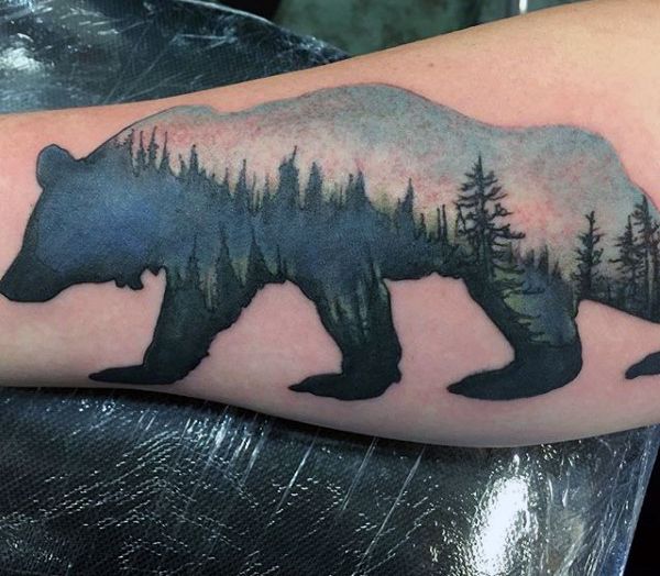 Bear Tattoos for Men | Black bear tattoo, Tattoos for guys, Animal .