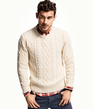 Fisherman's knit in cotton | H US | Mens winter wardrobe, Mens .