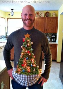 How to make a DIY Ugly Sweater - The Cards We Dr