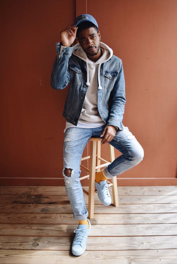 20 Men Looks With A Denim Jacket To Wear This Spring - Styleohol