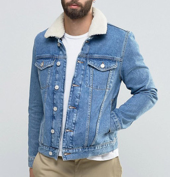 Fur Collar Denim Jacket Outfits For Men – thelatestfashiontrends.c