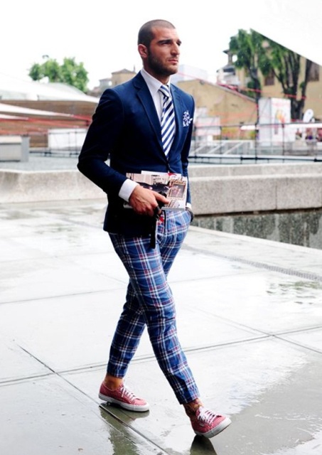 20 Men Outfit Ideas With Plaid Pants - Styleohol