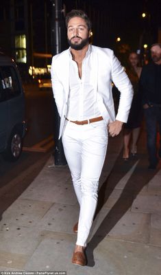 Men's all white outfit | Stylogister's collection of 80+ all white .
