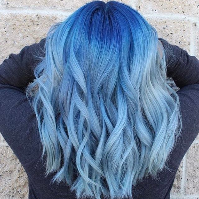 21 Blue Hair ideas that you'll love | Dyed curly hair, Hair styles .
