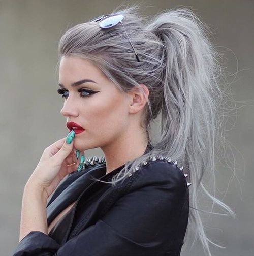 35 Super-Simple Messy Ponytail Hairstyl